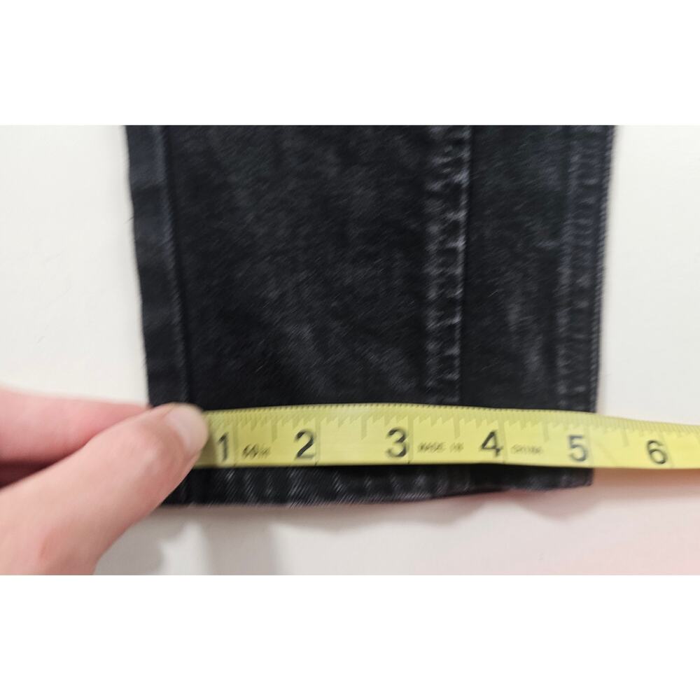 Pacsun Stacked Skinny Stretch Denim Jeans moto black grunge 30x30 EUC emo y2k - Picture 8 of 8